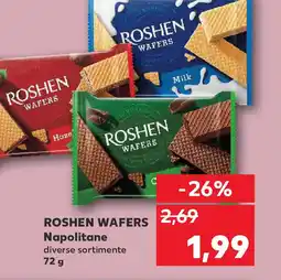Kaufland ROSHEN WAFERS Napolitane Ofertă