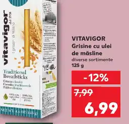 Kaufland VITAVIGOR Grisine cu ulei de măsline Ofertă