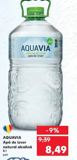 Kaufland AQUAVIA Apă de izvor natural alcalină Ofertă