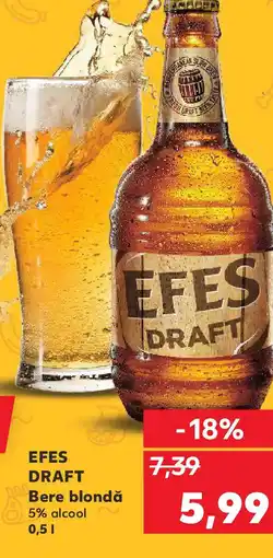 Kaufland EFES DRAFT Bere blondă Ofertă