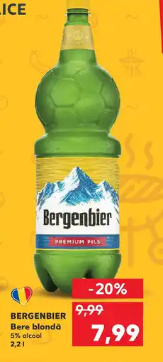 Kaufland BERGENBIER Bere blondă Ofertă