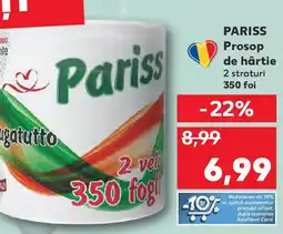 Kaufland PARISS Prosop de hârtie Ofertă