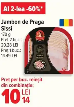 Carrefour Jambon de Praga Sissi Ofertă
