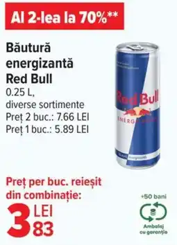 Carrefour Băutură energizantă Red Bull Ofertă
