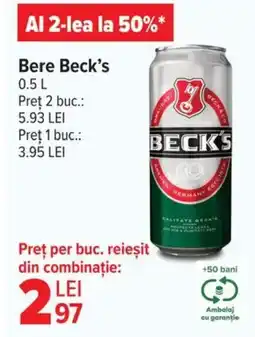 Carrefour Bere Beck's Ofertă