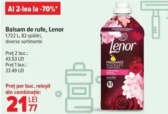 Carrefour Balsam de rufe, Lenor Ofertă