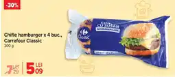 Carrefour Chifle hamburger x 4 buc., Carrefour Classic Ofertă