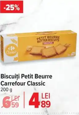 Carrefour Biscuiţi Petit Beurre Carrefour Classic Ofertă