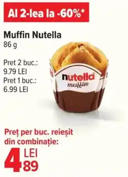 Carrefour Muffin Nutella Ofertă