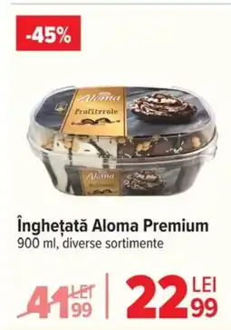 Carrefour îngheţată Aloma Premium Ofertă