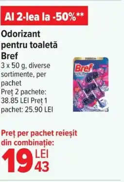 Carrefour Odorizant pentru toaletă Bref Ofertă