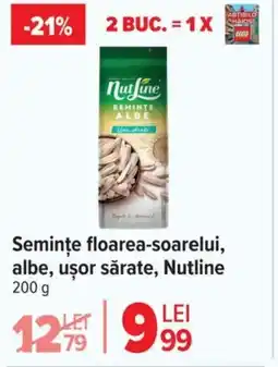 Carrefour Seminţe floarea-soarelui, albe, uşor sărate, Nutline Ofertă