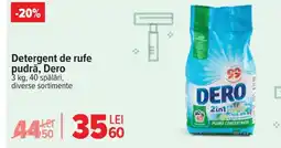 Carrefour Detergent de rufe pudră, Dero Ofertă