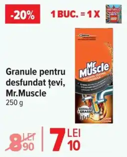 Carrefour Granule pentru Muscle desfundat ţevi, Mr.Muscle Ofertă