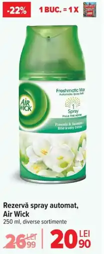 Carrefour Rezervă spray automat, Air Wick Ofertă