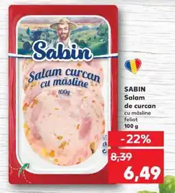 Kaufland SABIN Salam de curcan cu măsline Ofertă