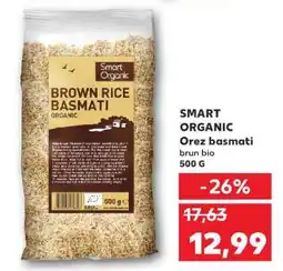 Kaufland SMART ORGANIC Orez basmati brun bio 500 G Ofertă