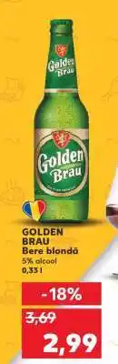 Kaufland GOLDEN BRAU Bere blondă Ofertă