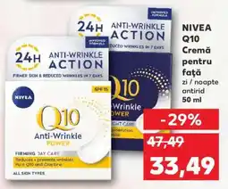 Kaufland NIVEA Q10 Cremă pentru față zi/noapte antirid 50 ml Ofertă