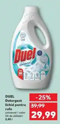 Kaufland DUEL Detergent lichid pentru rufe Ofertă