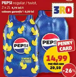 Penny PEPSI regular/twist Ofertă