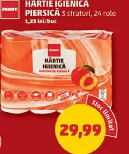 Penny Hârtie igienică piersică Ofertă