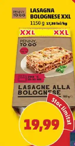 Penny Lasagna bolognese xxl Ofertă