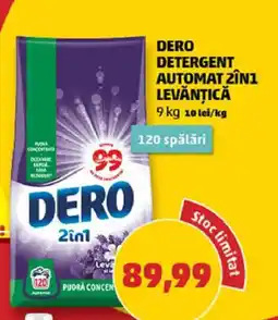 Penny Dero detergent automat 2în1 levantică Ofertă