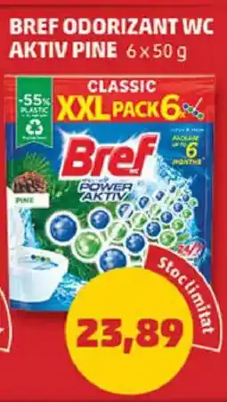 Penny Bref odorizant wc aktiv pine Ofertă
