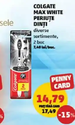 Penny Colgate max white periute dinți Ofertă