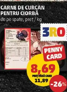 Penny Carne de curcan pentru ciorbă Ofertă
