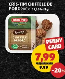 Penny Cris-tim chiftele de porc Ofertă