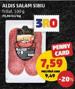 Penny Aldis salam sibiu feliat Ofertă