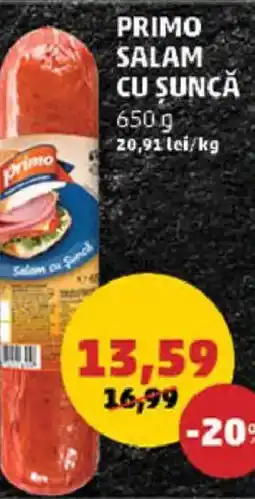 Penny Primo salam cu suncă Ofertă