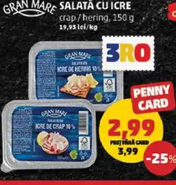 Penny Gran mare salată cu icre Ofertă