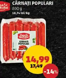 Penny Cârnaţi populari Ofertă
