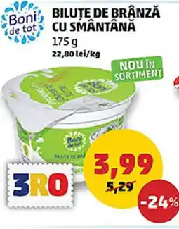Penny Bilute de brânză cu smântână Ofertă