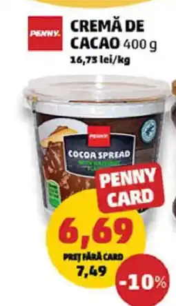 Penny Cremă de cacao Ofertă