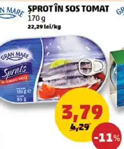 Penny Sprot în sos tomat Ofertă