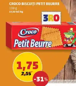 Penny Croco biscuiti petit beurre Ofertă