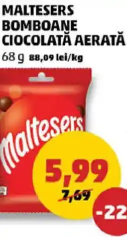 Penny Maltesers bomboane ciocolată aerată Ofertă