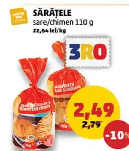 Penny Sărățele sare/chimen Ofertă