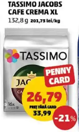 Penny Tassimo jacobs cafe crema xl Ofertă