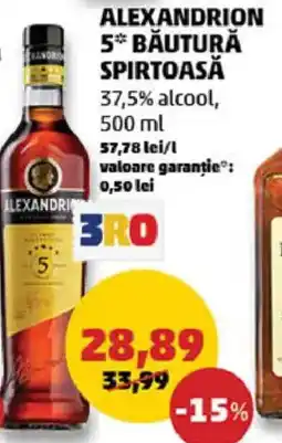 Penny Alexandrion 5* băutură spirtoasă Ofertă
