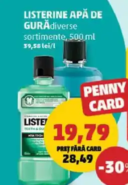 Penny Listerine apă de gură Ofertă