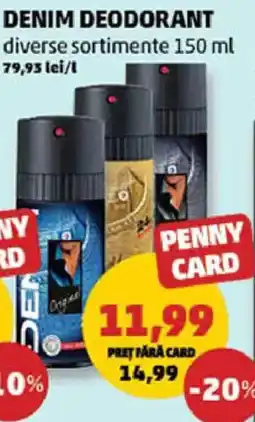 Penny Denim deodorant Ofertă