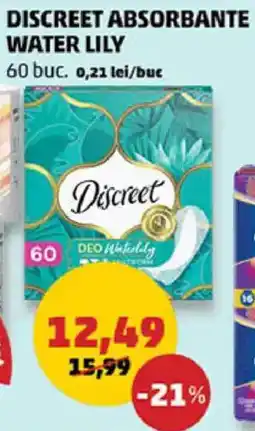 Penny Discreet absorbante water lily Ofertă