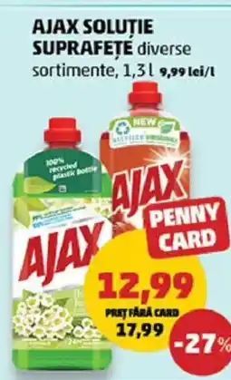Penny Ajax soluție suprafețe Ofertă