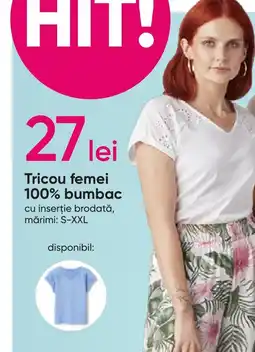Pepco Tricou femei 100% bumbac Ofertă