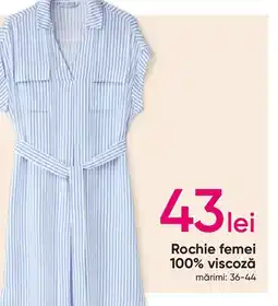 Pepco Rochie femei 100% viscoză Ofertă